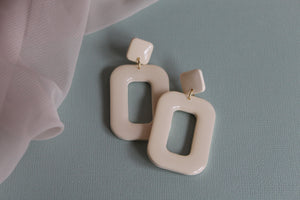Retro Ivory Dangles
