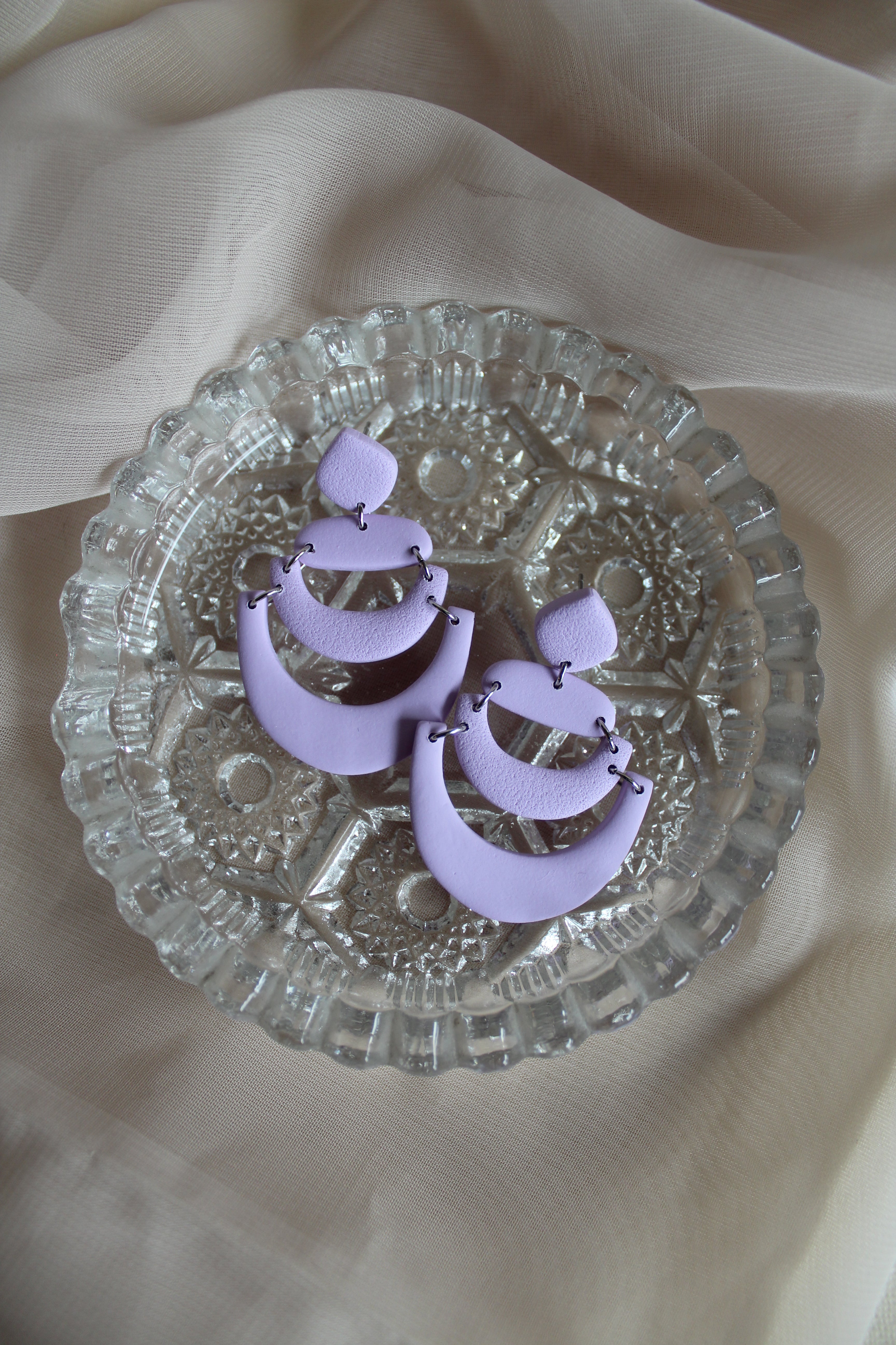 Lavender Boho Dangles