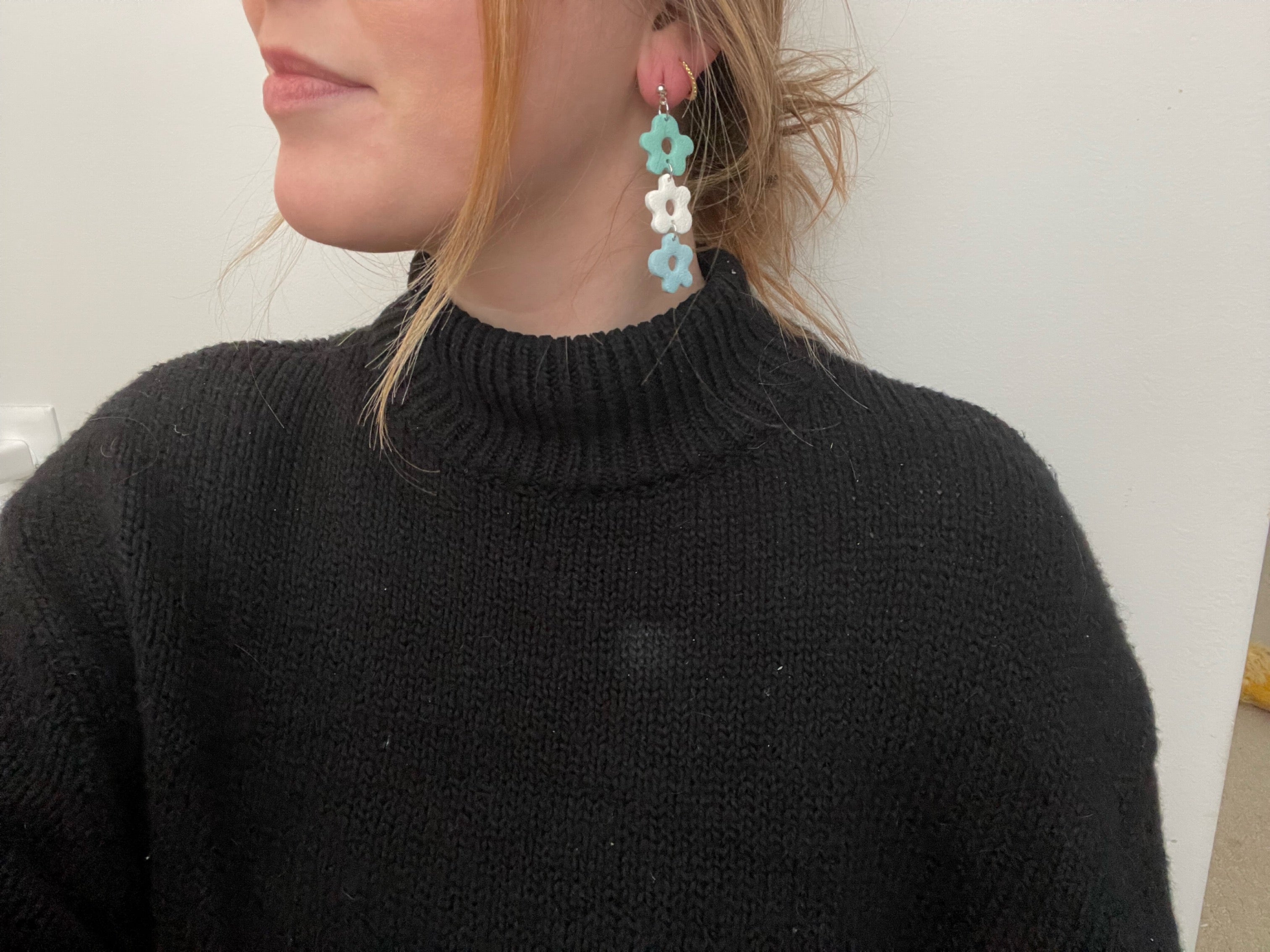 Stacked Flower Dangles