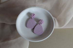 Purple Flower Dangles