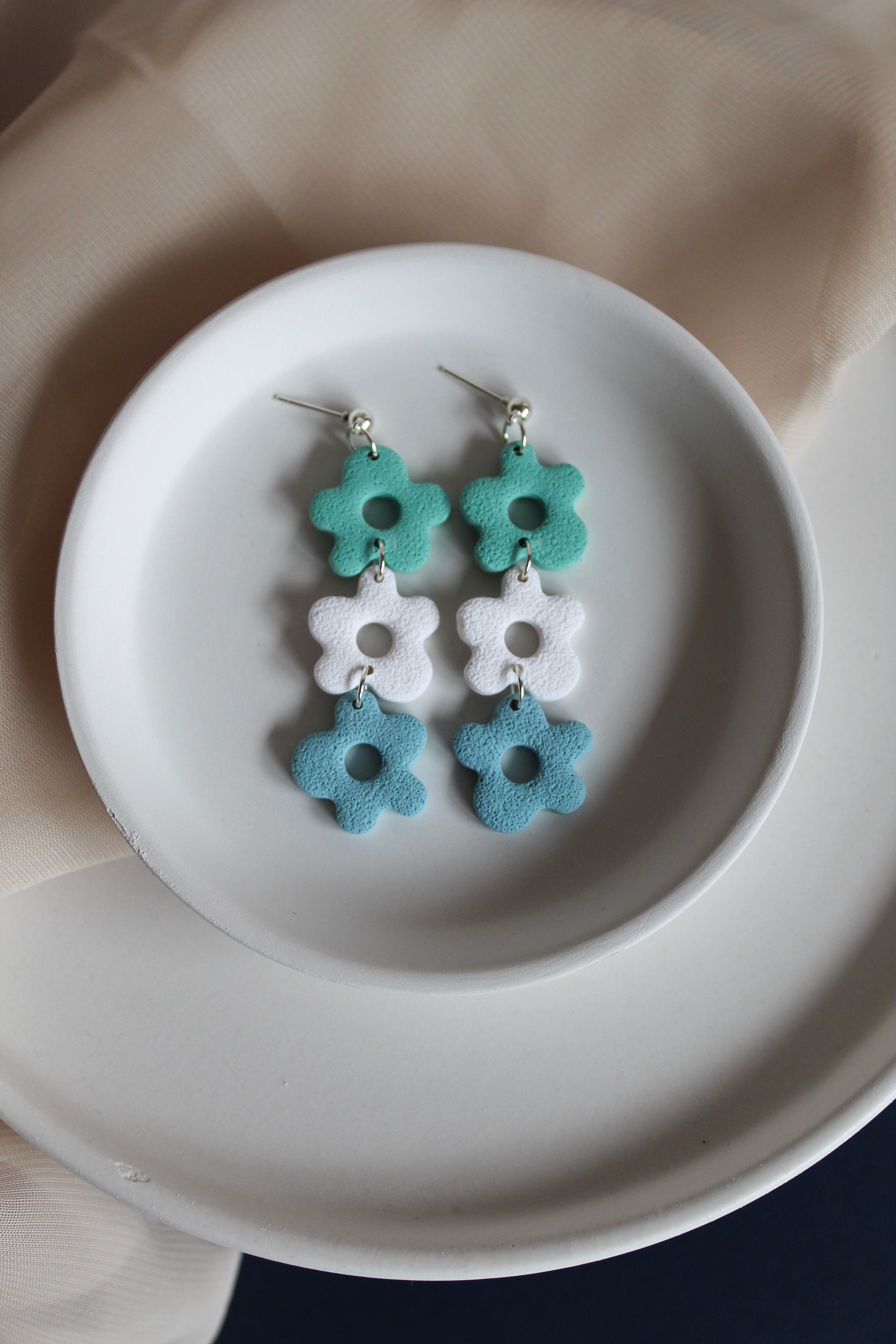Stacked Flower Dangles