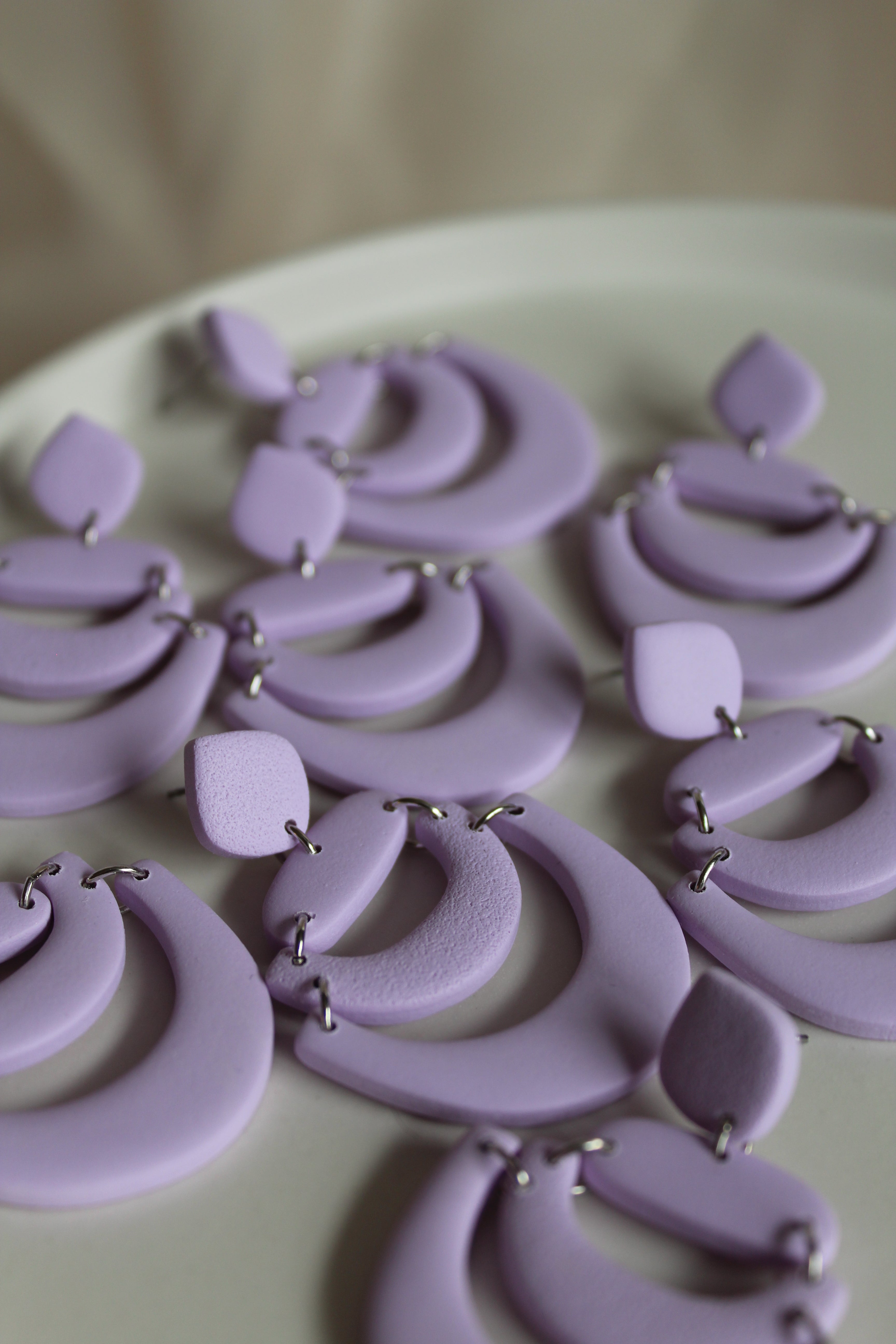 Lavender Boho Dangles