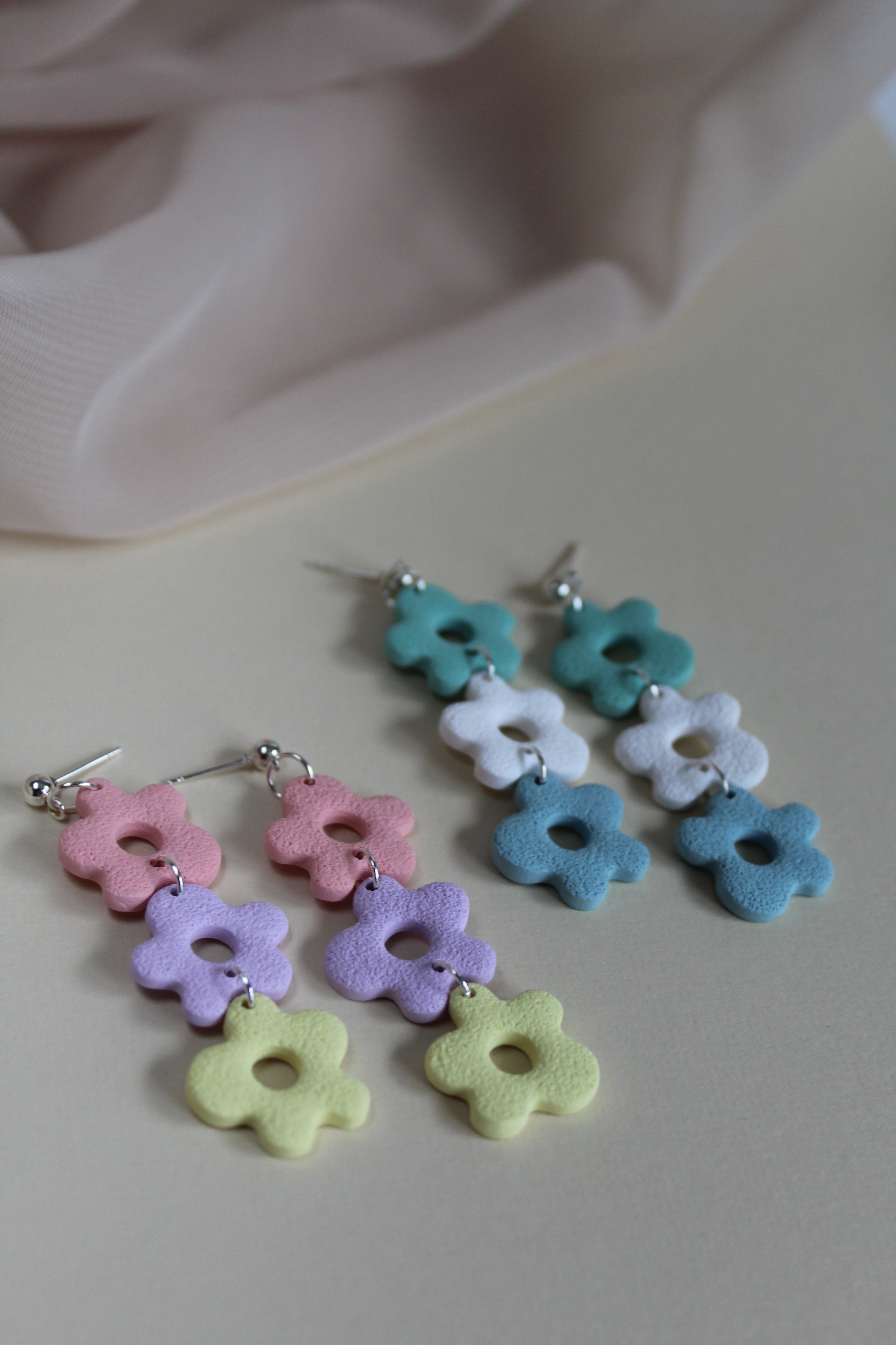 Stacked Flower Dangles