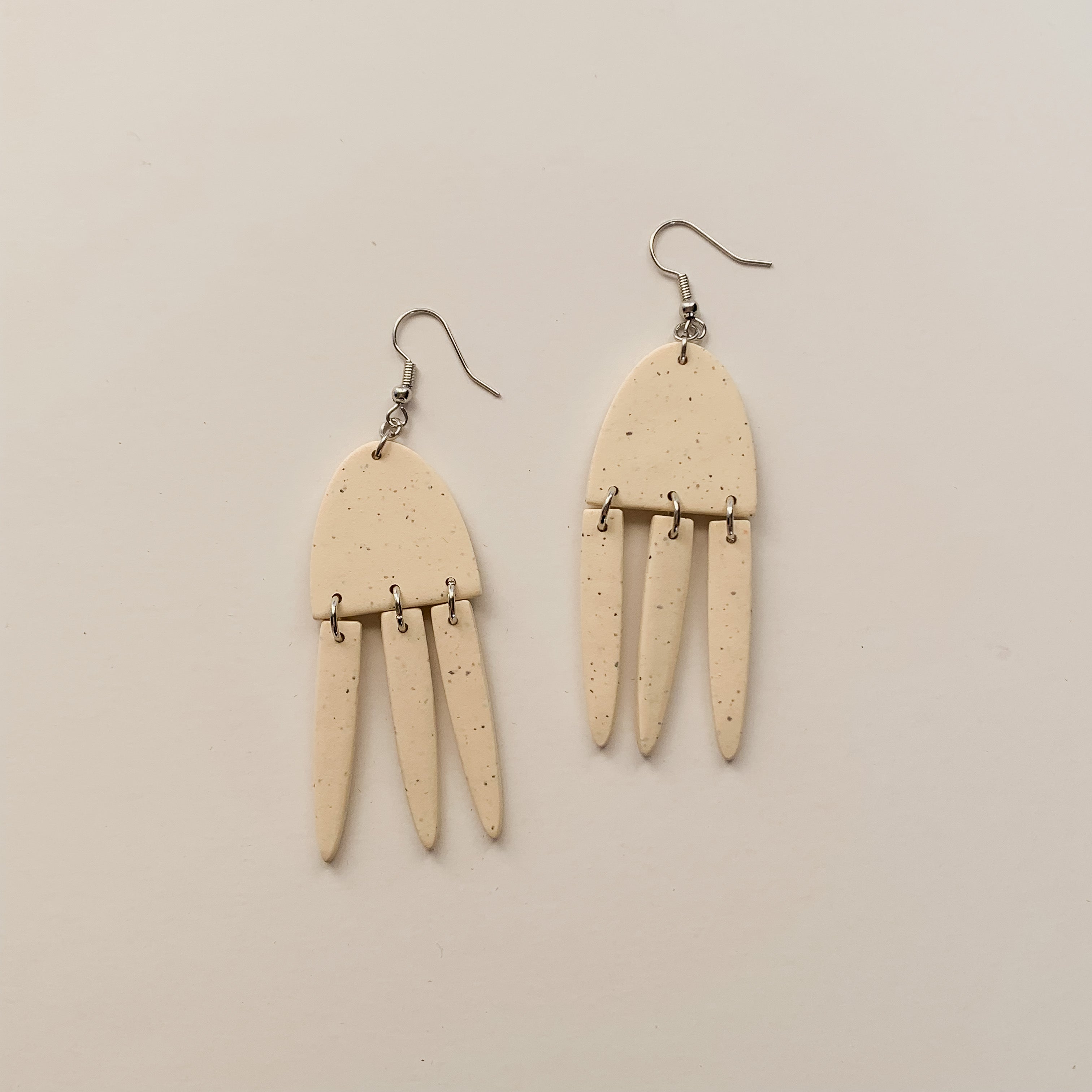 Ivory Boho Dangles