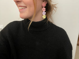 Stacked Flower Dangles